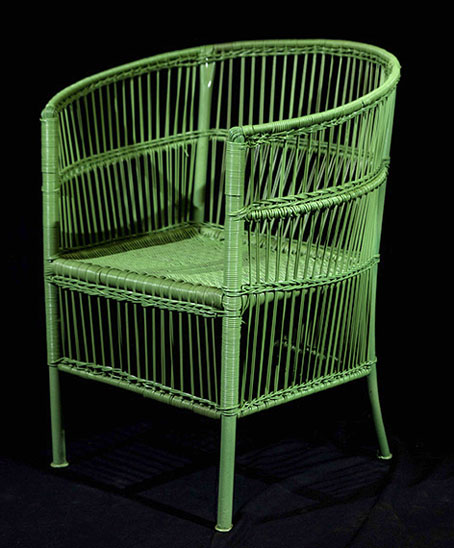Chaise verte
