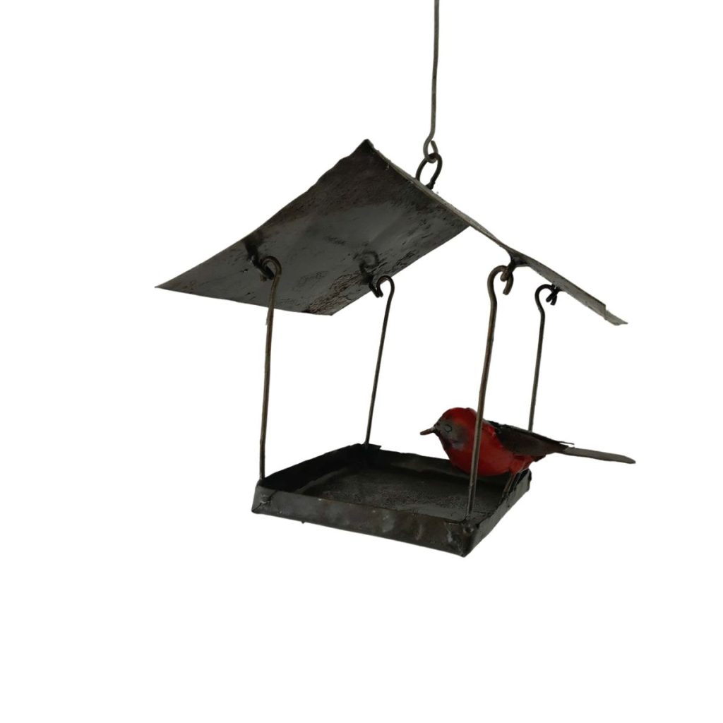 Porte graines maison 1 oiseau