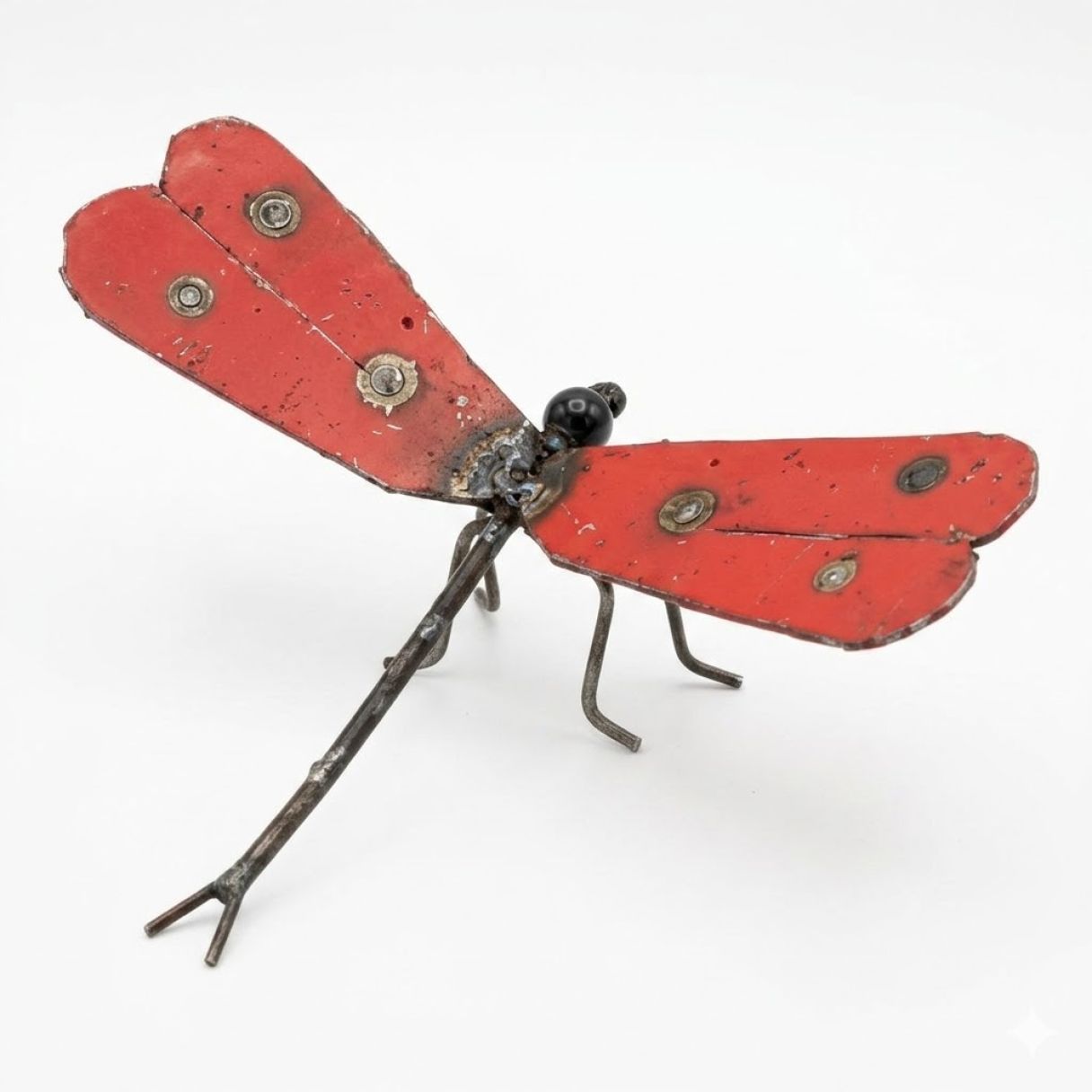 Libellule Mur Rouge – Image 1