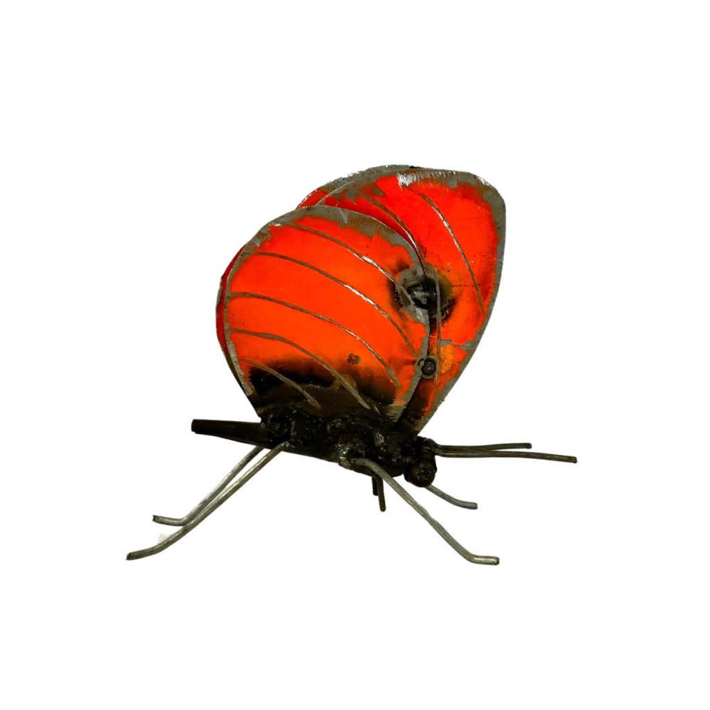 Papillon à poser orange