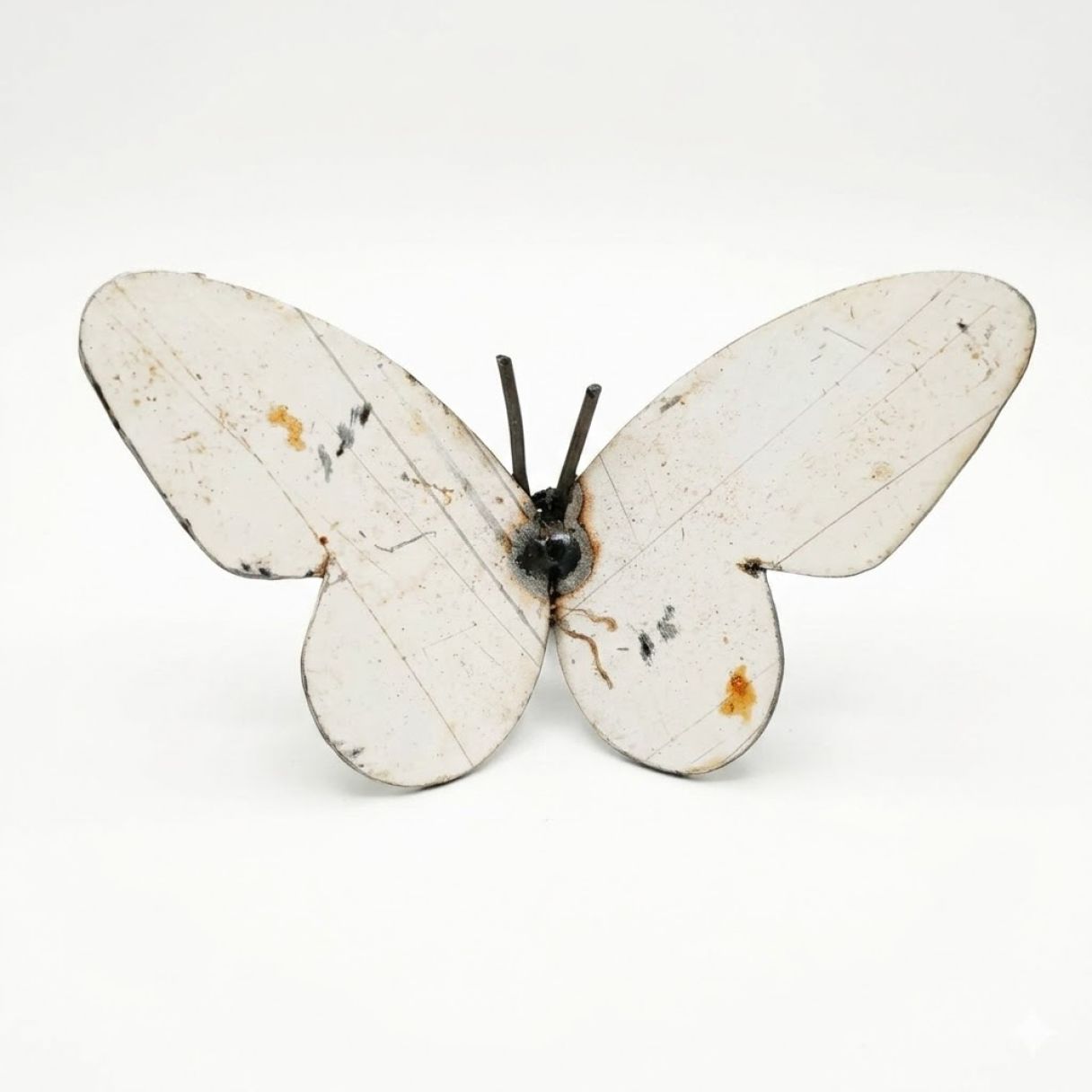 Papillon Tres Petit Blanc pour mur – Image 1